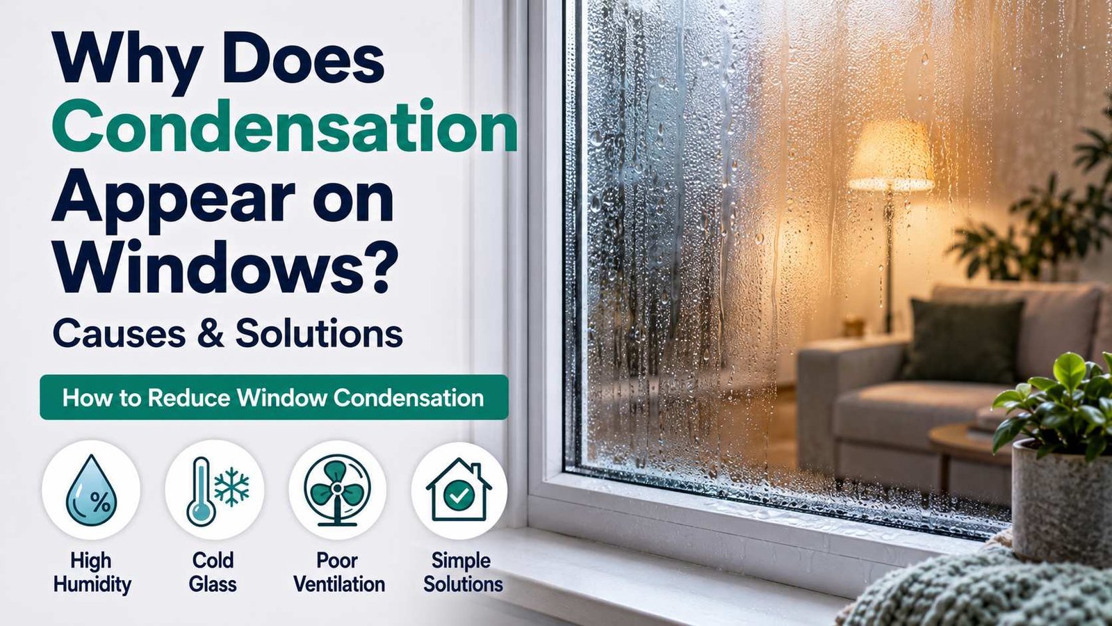 Why Does Condensation Appear on Windows? Causes & Solutions